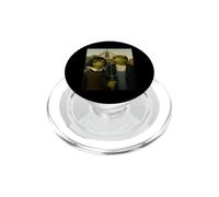 Frog With Bob Haircut American Gothic Gen Z Farm Portrait PopSockets PopGrip for MagSafe