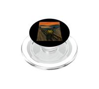 Frog With Bob Haircut Scream Edvard Gen Z Youth Boys Funny PopSockets PopGrip for MagSafe