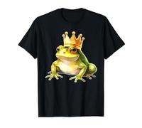 Frog with Crown x Prince Frog Value Graphic T-Shirt, Men, Black, S