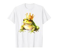 Frog with Crown x Prince Frog Value Graphic T-Shirt, Men, White, M