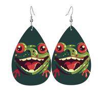 Frog With Mouth Open Women Earring Elegant Hook Earring Anti-Oxidation Drop Earrings For Wedding Vacation Ceremonies