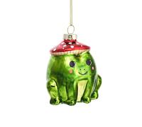Frog With Mushroom Hat Bauble