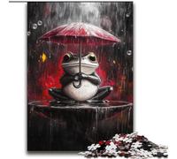 Frog with Umbrella 2000 Piece Jigsaw Puzzles for Teenagers Gifts, Challenging To Complete But Fun And Humorous Birthday Present, Gifts, Wall Art (70x100cm)