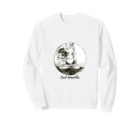 Frog Zen Yoga Just Breath Meditation Art Ink Sweatshirt