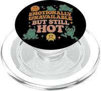 Frogcore Retro Sad Girl Aesthetic Funny Design PopSockets PopGrip for MagSafe