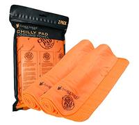 FROGG TOGGS Chilly Pad Cooling Towels, 2 Pack, 33" x 13", Orange