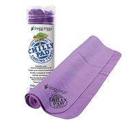 FROGG TOGGS Poly Vinyl Alcohol Chilly Pad, Instant Cooling Towel, long lasting, reusable, Sports and Outdoors Neck Towel 33x13, Deep Purple