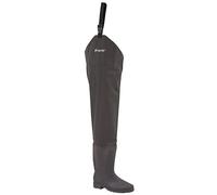 FROGG TOGGS Rana II PVC Bootfoot Hip Wader, Cleated or Felt Outsole, Brown Felt, 10