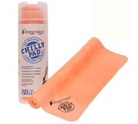 FROGG TOGGS unisex adult Original Towel, Longer than Microfiber Towels, Biodegradable Chilly Pad Instant Cooling Towel Perfect For Use Anytime You Sweat 33x13, Hivis Orange, 33x13 US