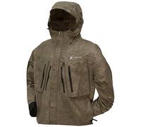 FROGG TOGGS Unisex Tekk Toad Waterproof Breathable Rain Jacket Ideal for Fishing and Wading, Stone, L UK