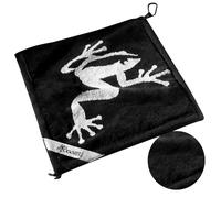 Frogger Golf Amphibian Wet/Dry Golf Towel, Black/Grey