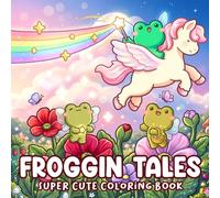 Froggin Tales Coloring Book: A Cute Frog Coloring Page Featuring Magical Adventures with Funny Frog Friends for Adults and Teens, Calming Designs for Relaxation