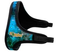 Frogglez Patented swimming goggles with comfortable strap that only fits most goggles, without pulling hair, recommended by Olympic swimmers (Blue Galaxy)