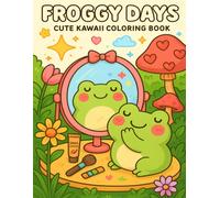 Froggy Days: A Cute and Relaxing Frog Coloring Book for Kids, Teens, and Adults