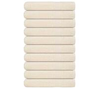 Frogn Sauna Towels Cream 80 x 200 cm 360 g/m² Cotton Sauna Towel Set Absorbent Versatile for Sauna Spa Wellness Pool and Camping Pack of 10
