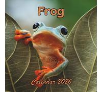 Frogs Calendar 2026: 12 Months Organizer From January to December