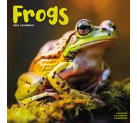 Frogs Calendar 2026 Square Animal Wall Calendar - 16 Month