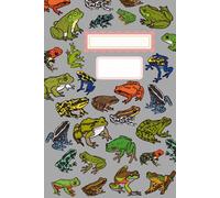 Frogs in Misty Scribbles - Grey Pastel Notebook for Nature Enthusiasts, Thoughtful Creators, and Animal Fans Who Love Minimal Stationery and Calm ... Pages for Students, Artists, and Organizer