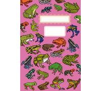 Frogs in Playful Scribbles - Hot Pink Pastel Notebook for Nature Enthusiasts, Students, and Animal Fans Who Love Whimsical Stationery and Expressive ... Pages for Writers, Thinkers, and Dreamer