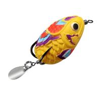 Frogs Lures for Blackfish Baits 4.5cm 11g PVC Fishing Simulated Frogs Baits with Double Hook & Top Water Fishing Lures