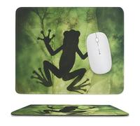 Frogs Shadow On The Leaf Fashion Mouse Mat Pad Slim Anti-Slip Office Desk Accessories