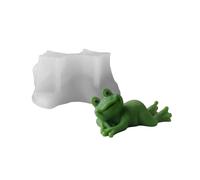 Frogs Silicone Mold for Making 3D Animal Resin Crafting Texture Suitable for Aesthetic Room Decors Easy Demoulding Mold