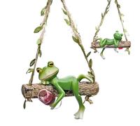 frogStatue For Garden,Collectible Swaying Animal Ornament | Cute frogSculpture For Shelf,for Living Roomperfect For Those Seeking Unique Decorative Accents. Its Ability To Blend Seamlessly Into Vari