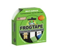 Frog Tape Green Multi Surface Painters Masking Tape, Indoor Painting and Decorating For Sharp Lines and No Paint Bleed 36mm x 55m