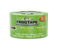 Frog Tape Multi-Surface Masking Tape for Painting 36mm x 55m, Decorators Tape, Painters Masking Tape for Indoor Painting & Decorating - Pack of 2