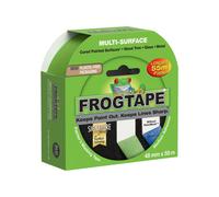 Frog Tape Green Multi Surface Painters Masking Tape, Indoor Painting and Decorating For Sharp Lines and No Paint Bleed 48mm x 55m