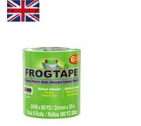 FrogTape Multi-Surface Masking Tape - 24mm x 55m Pack of 6 for Every DIY Project