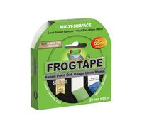 Frog Tape Green Multi Surface Painters Masking Tape, Indoor Painting and Decorating For Sharp Lines and No Paint Bleed 24mm x 55m