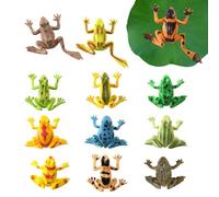 frogToys For Kids - 12 Pcs PVC frogToys, frogFigures, Educational Toy Set | Teaching Aid, Children Learning, frogDecorations, Classroom Learning, Kids Playset, Animal Toys, STEM Toys, Preschool Le