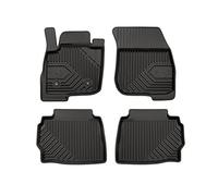 Frogum 77407725 Rubber Car Floor Mats TPE Extra High Edge Black