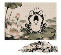 Frogzilla’s First Mistake Wooden Jigsaw Puzzle, Adults, 1000 Pieces | Adult Puzzle - sorting by colour, shape or image area over several sessions.