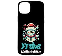 Frohe Weihnachten Cute Snowman Winter Xmas Christmas Case for iPhone 15 Plus