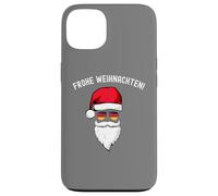 Frohe Weihnachten! German Santa hat Germany flag sunglasses Case for iPhone 13