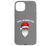 Frohe Weihnachten! German Santa hat Germany flag sunglasses Case for iPhone 15 Plus