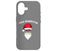 Frohe Weihnachten! German Santa hat Germany flag sunglasses Case for iPhone 17