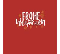 Frohe Weihnachten Sweatshirt - Red - XXL