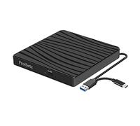 Froibetz CD DVD Drive Type-C USB 3.0 Player/Burner +/-RW ROM For Laptop/Desktops Apple OS/MacBook/MacPro, Win11/10/7/8.1/XP