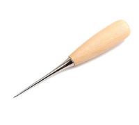 Froiny 1 pc Metal Awl with Wood Handle Woodworking Scratch Craft Hole Maker Punching Canning Tools, 122mm