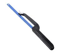 Froiny 1 Pc Mini Saw Light Duty Close Quarter Hacksaw Black with Blade with Rubber Handle for Hand Tool