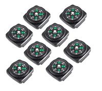 Froiny 10pcs Mini Compass Portable Navigation Button for Bracelet Bag Strap Watch Accessories Survival Outdoor Hiking Kit