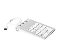 Froiny 1pc 18 Keys Wired Plug Numeric Keypad, Mini Usb 2.0 Digital Keyboard, for Laptop Desktop Pc Notebook