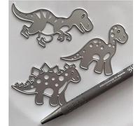 Froiny 3pcs Dinosaurs Stencils for Scrapbooking Photo Album Paper Card Decorative Craft Embossing Random Style