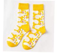 Froiny Men's Easter Socks Women Happy Easter Bunny Socks for Home Easter Rabbit Eggs Socks Party Decoration Gift
