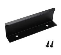 Frolahouse 1 piece Tab Edge Pull, Aluminum alloy Finger Pull Tab Handle for Cabinets and Drawers,Modern Finger Drawer Pull,Flat Black (CC:64mm)
