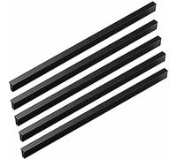 Frolahouse 5Pcs Cabinet Handles, Length 500mm Heavy Furniture Handle,Cupboard Drawers Hardware Dresser Drawer Handles,Kitchen Cabinet Handles（Black