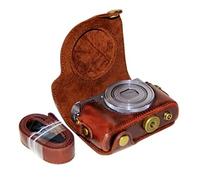 Frolahouse Full Body Precise Protective Case Cover PU Leather Camera Case Tailored for Canon PowerShot G9 X Mark II. G9X MK2 G9X